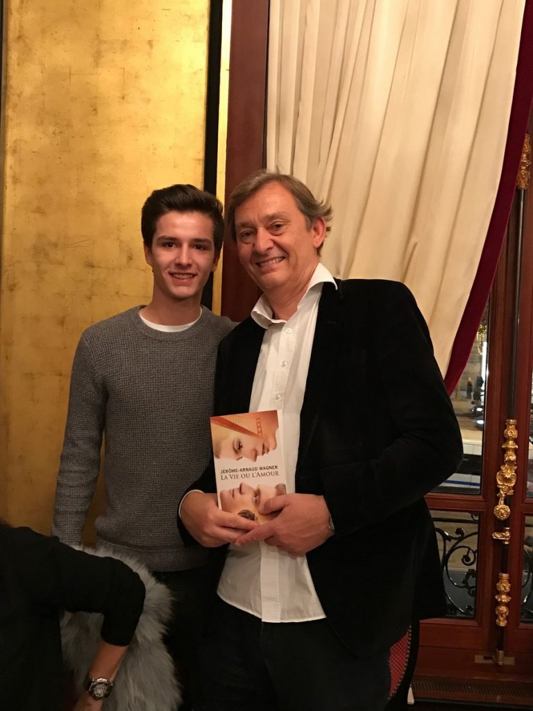 Jérôme Arnaud Wagner avec son fils Julien